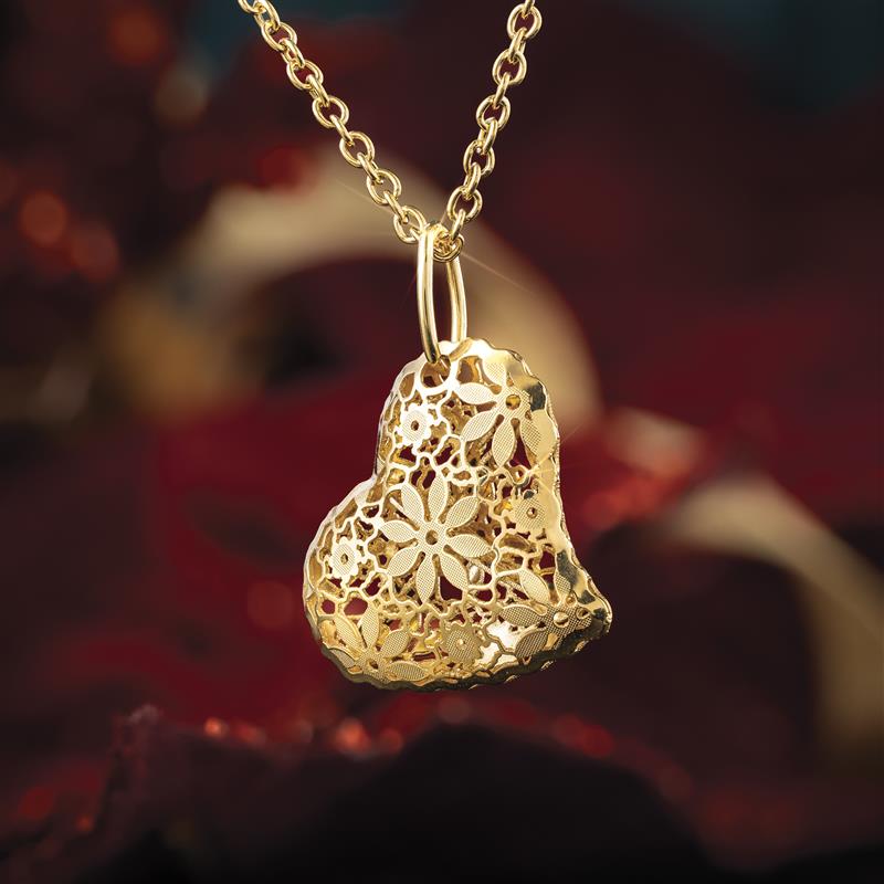 14K Gold Pride of Italy Pendant